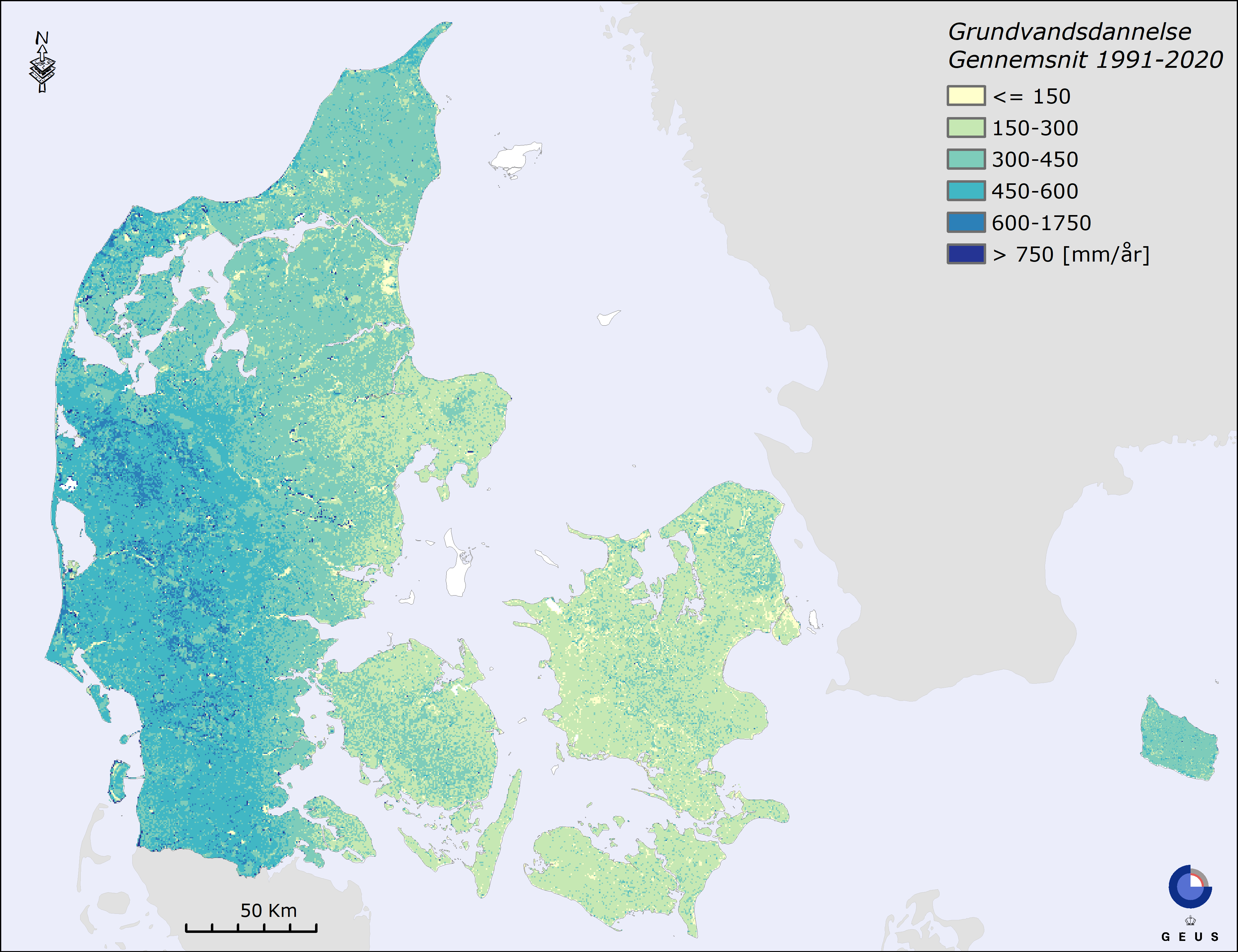 Variationer I Danmark Grundvand